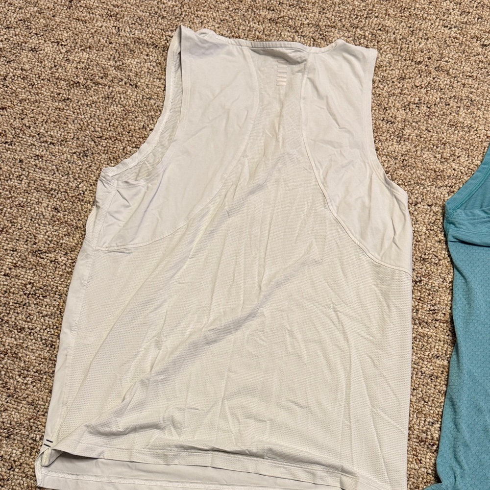 Under Armour Women's Sleeveless Tanks - Teal & White - Picture 4 of 5